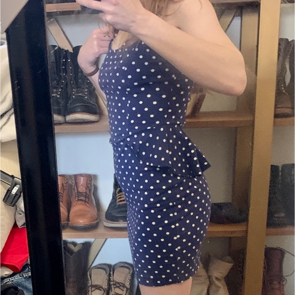 NWT Urban Outfitters polkadot bodycon dress - Picture 4 of 5